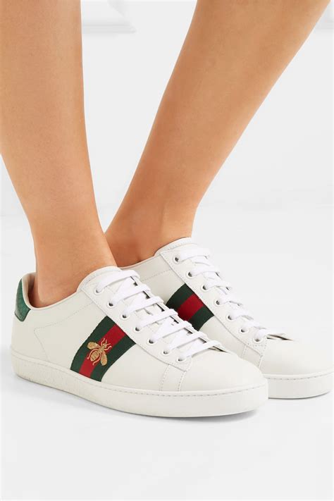 gucci ace sneakers back|Gucci ace bee platform sneakers.